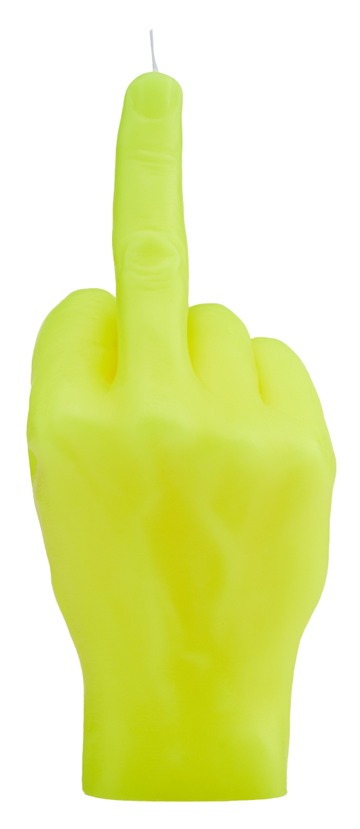 F*ck you neon Gelb