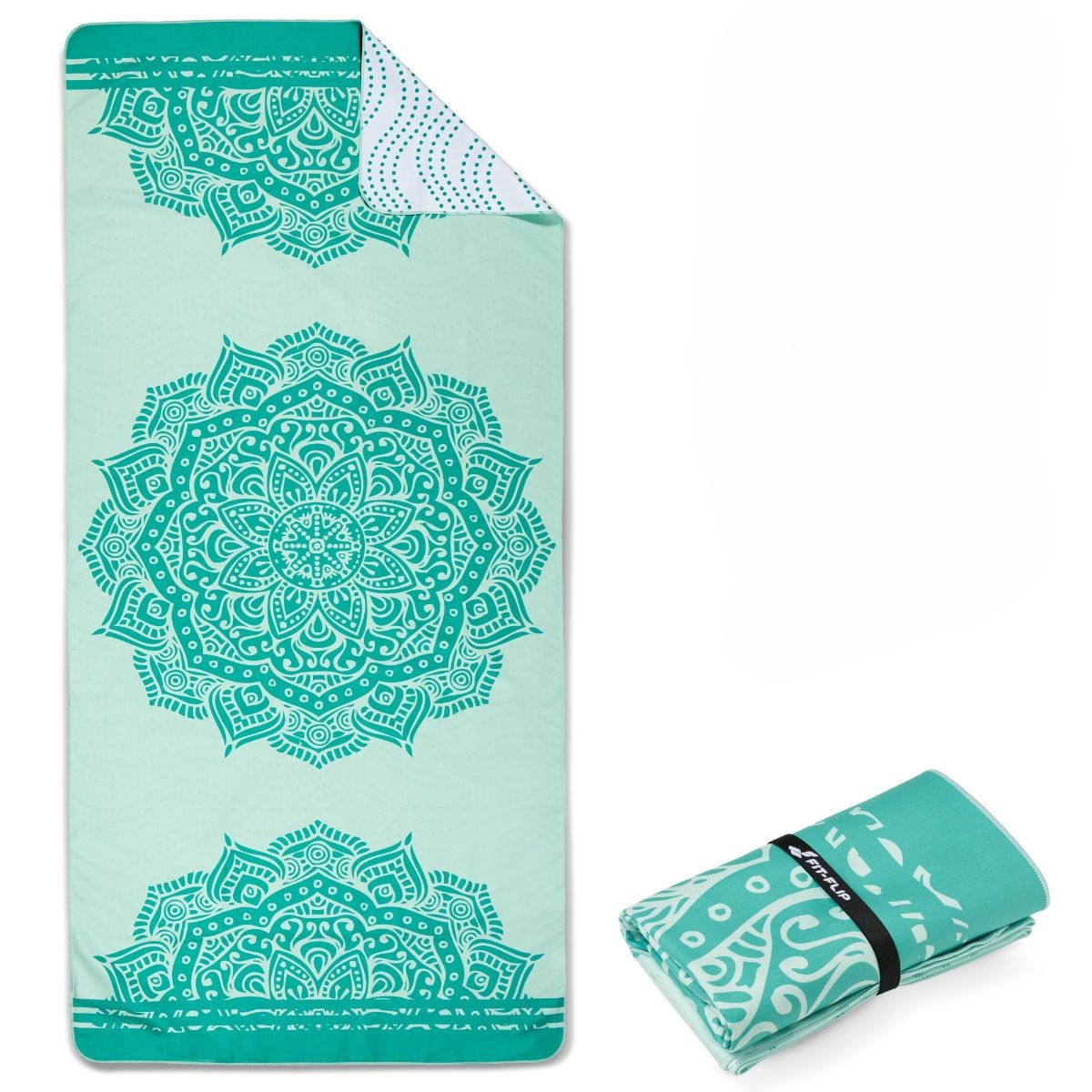 Strandtuch XXL Mikrofaser schnelltrocknendes Badetuch 160x90cm Mandala