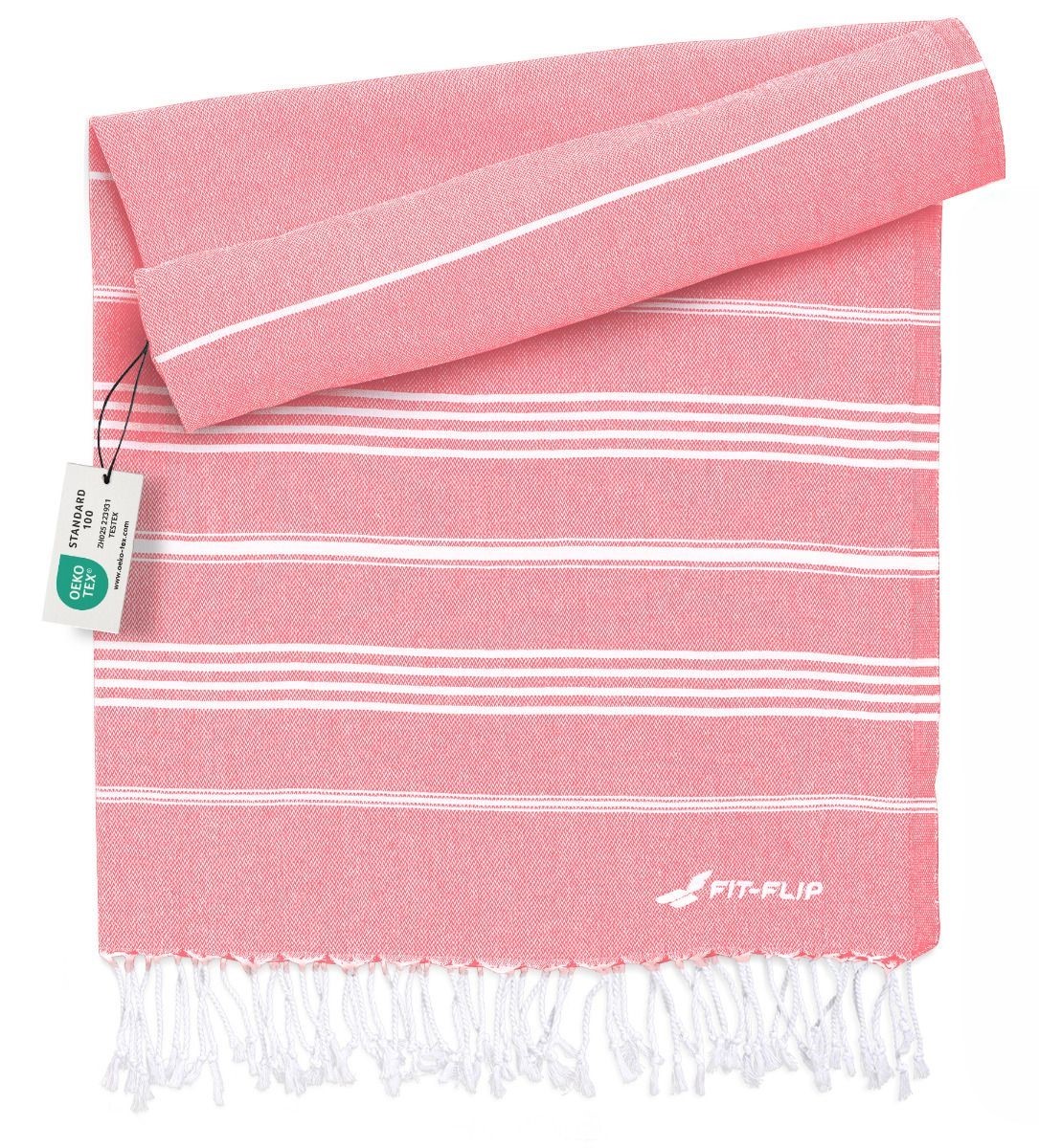 Hamamtuch Baumwolle Recycelt 100x200cm Coral - Sultan