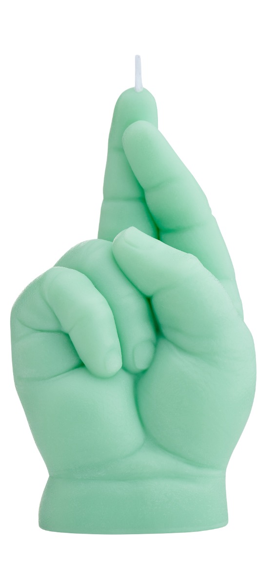 Baby Crossed Fingers Grün