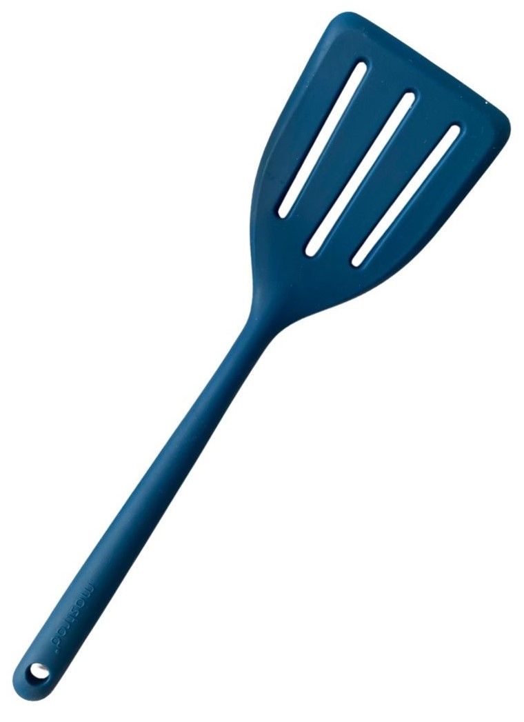 Pfannenwender Silikon Blau