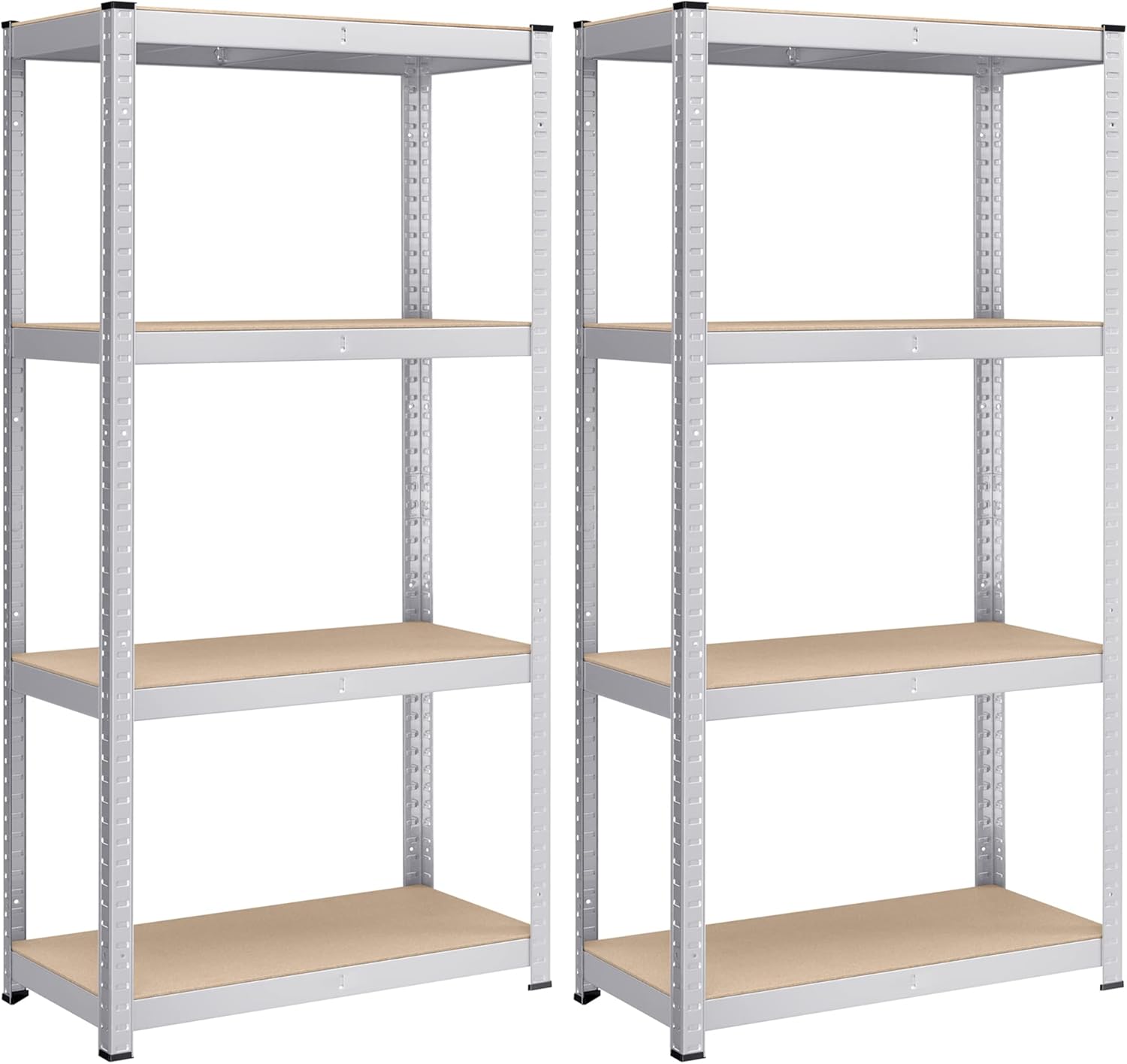 Schwerlastregal 2er-Set 520kg Silber Stahl