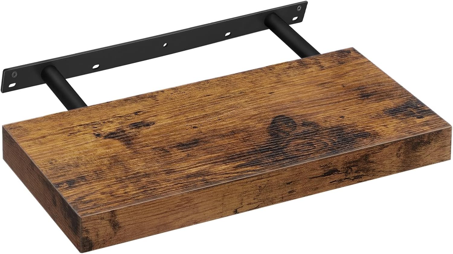 Wandregal schwebend rustikales Braun 20x40cm