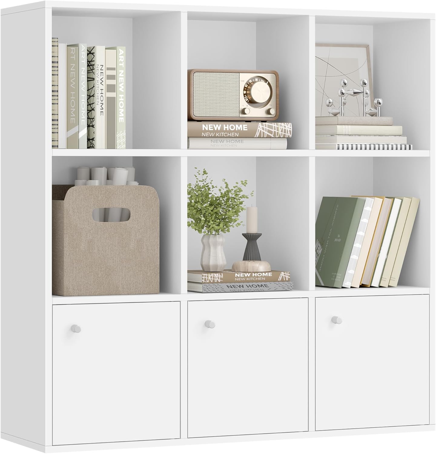 Bücherregal Offenes Regal 3 Fächer Weiss