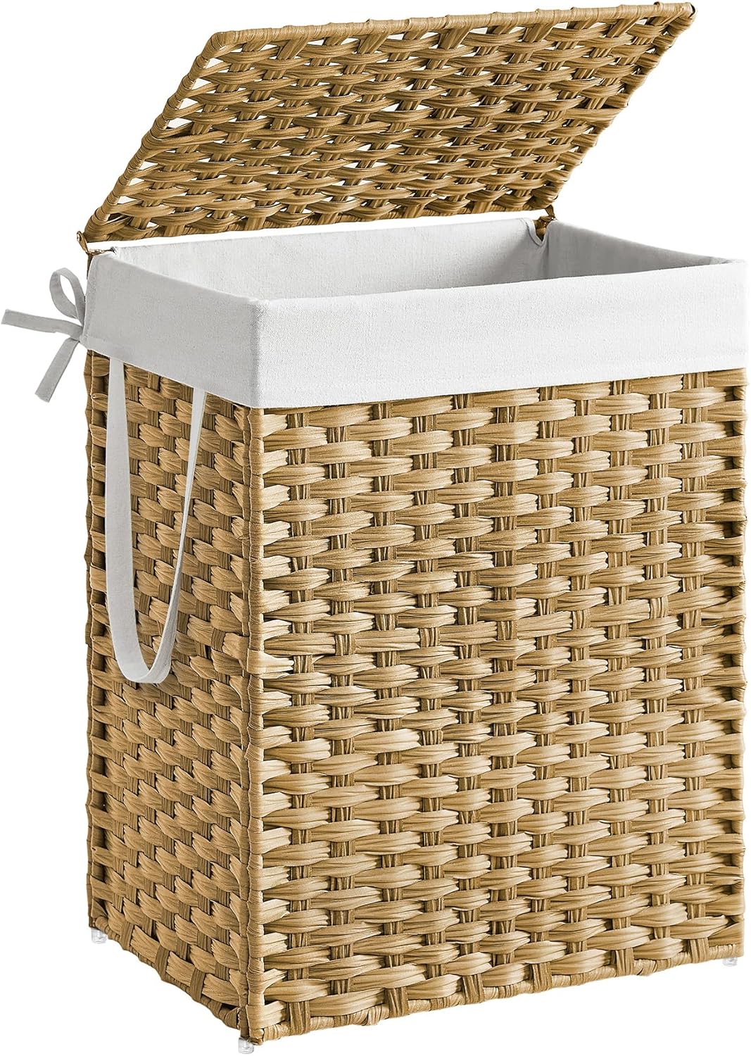 Wäschekorb Rattan 90L faltbar Natural