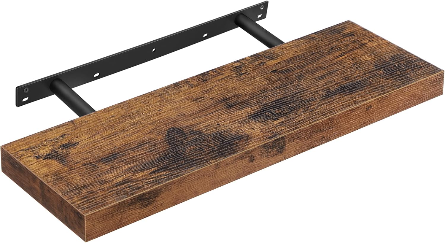 Wandregal rustikal braun 20x60 cm