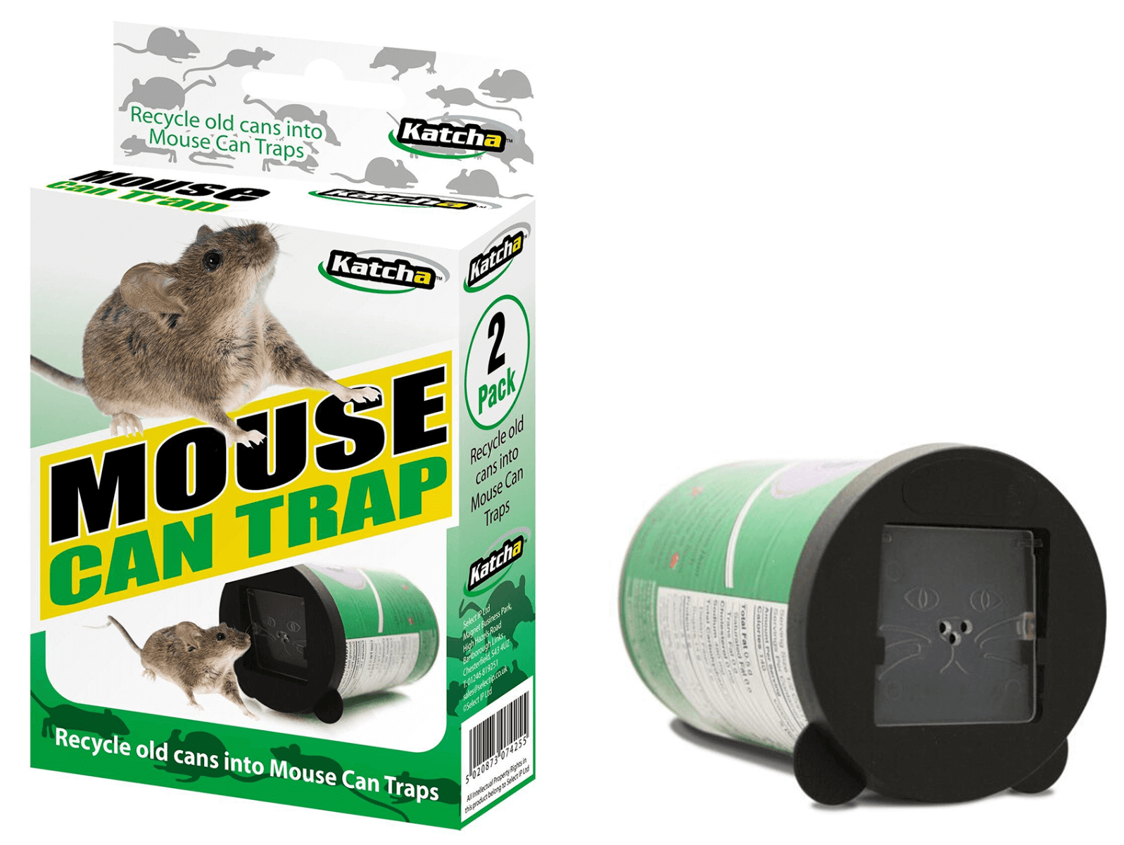 Mausefalle Lebendfalle Dose 2er-Pack