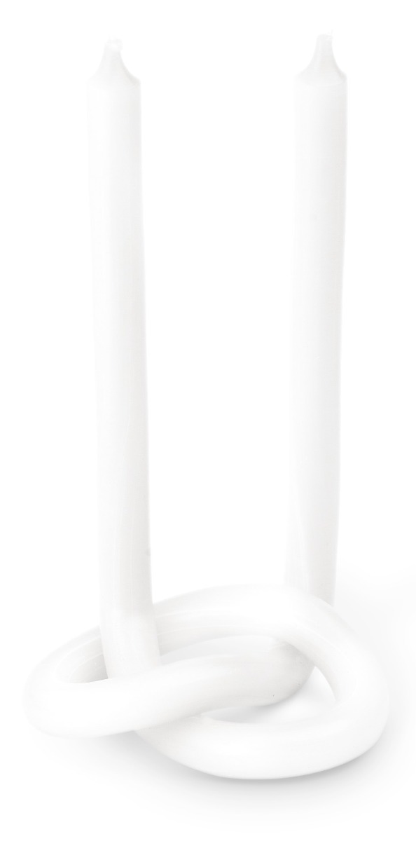 Knot Kerze Weiss