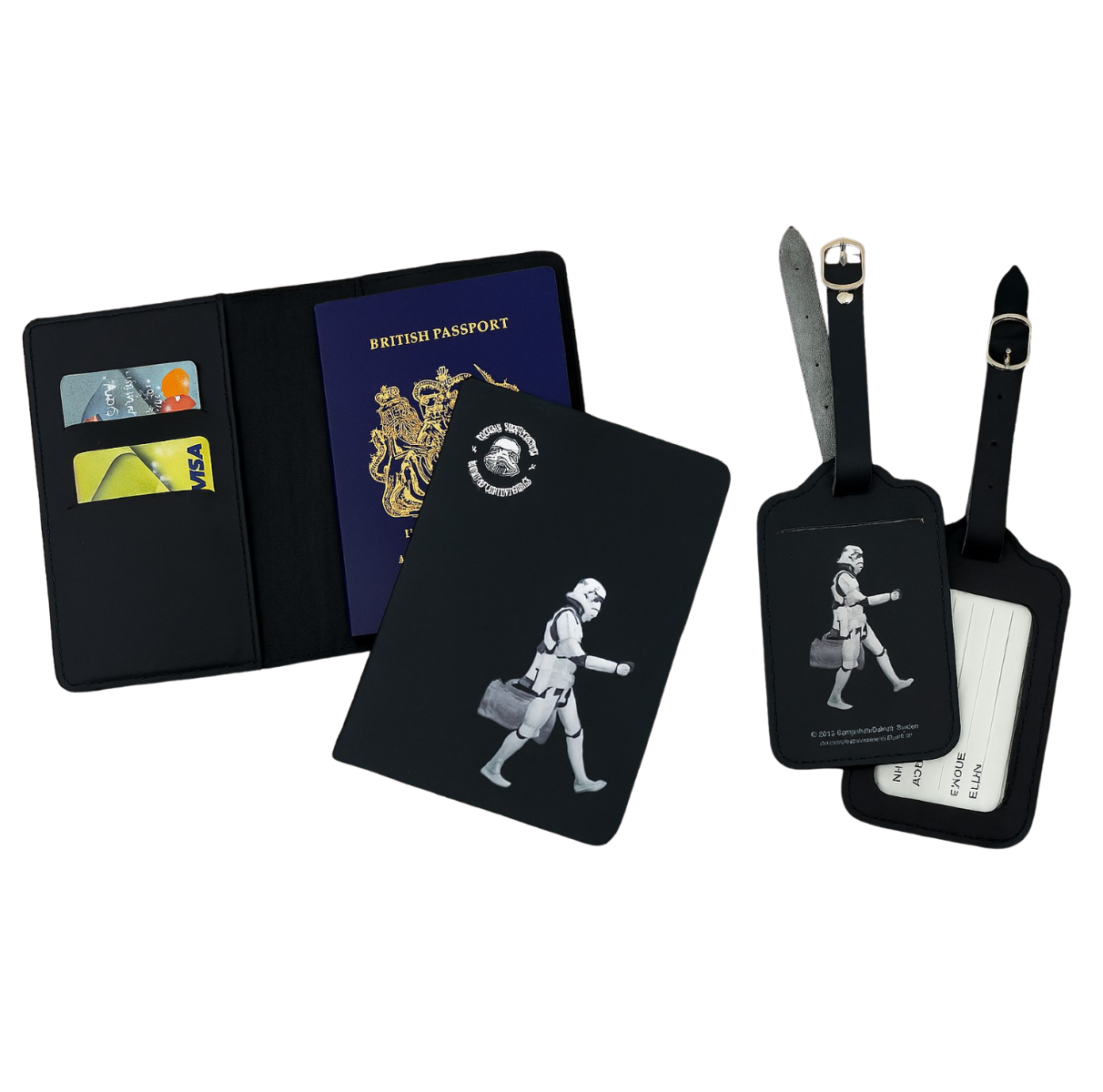 Reisepasshülle & Kofferanhänger Stormtrooper 2er Set