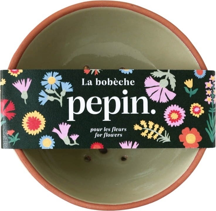 Wabenvase Blumenfrosch Salbeigrün