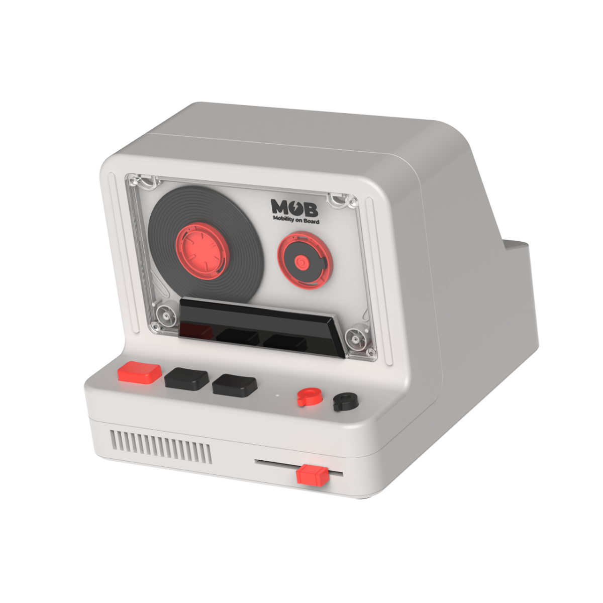 Retro Lautsprecher RS-80 grau