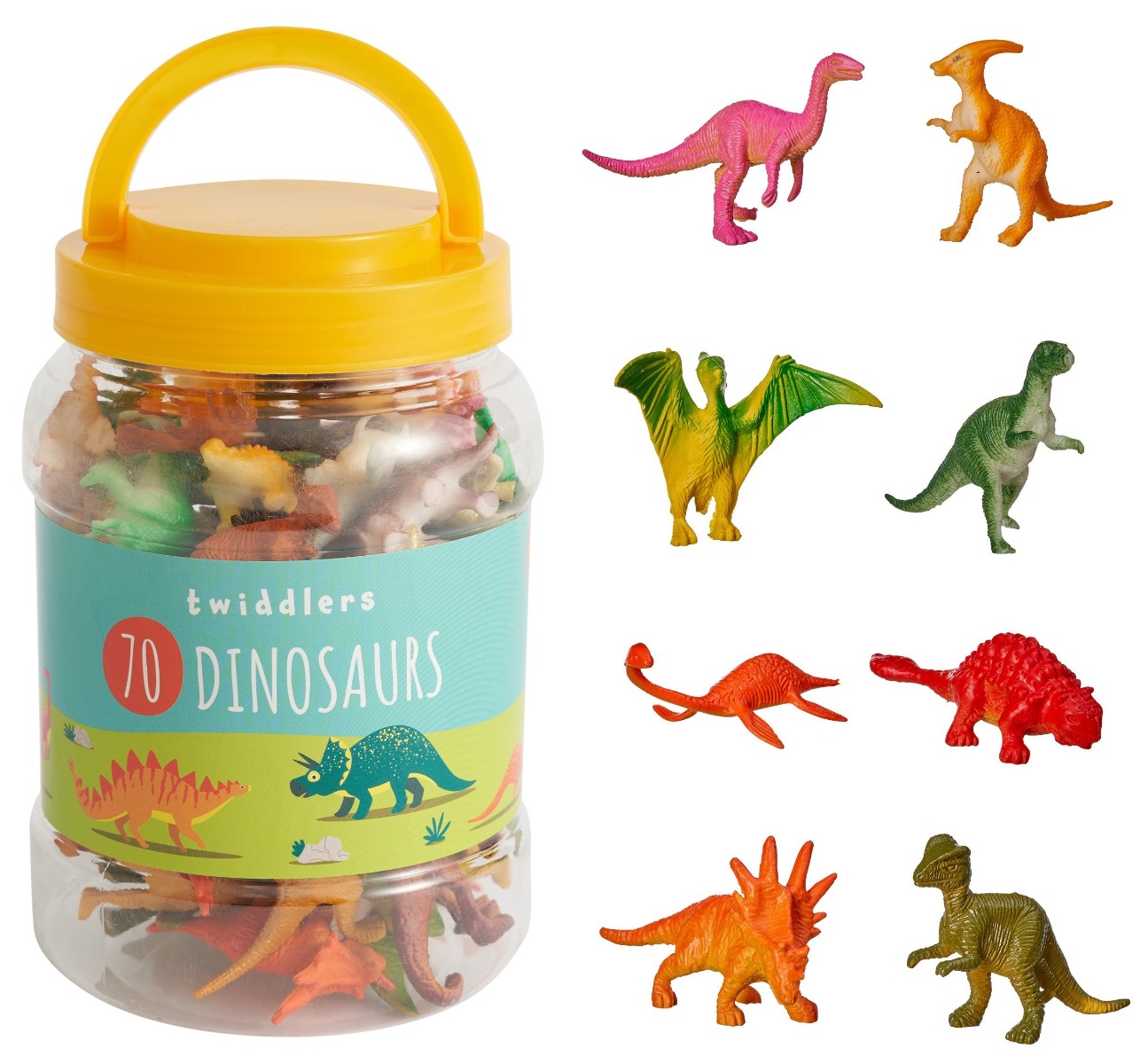 Dinosaurier Mini Spielfiguren 70 Stück