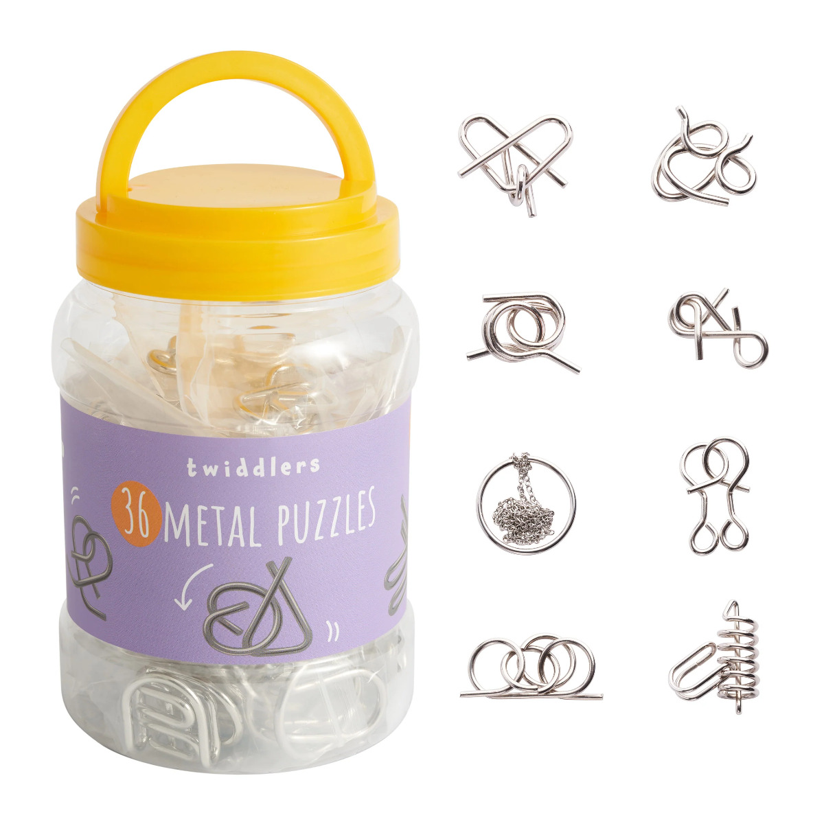 Knobelspiel Metall 36 Stück