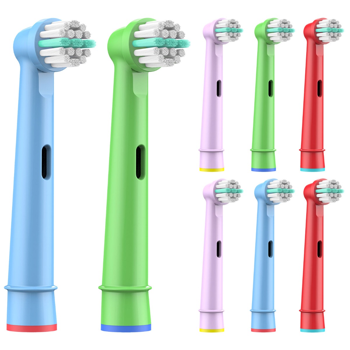 Ersatzbürsten für Kinder kompatibel mit Oral-B 8er Pack