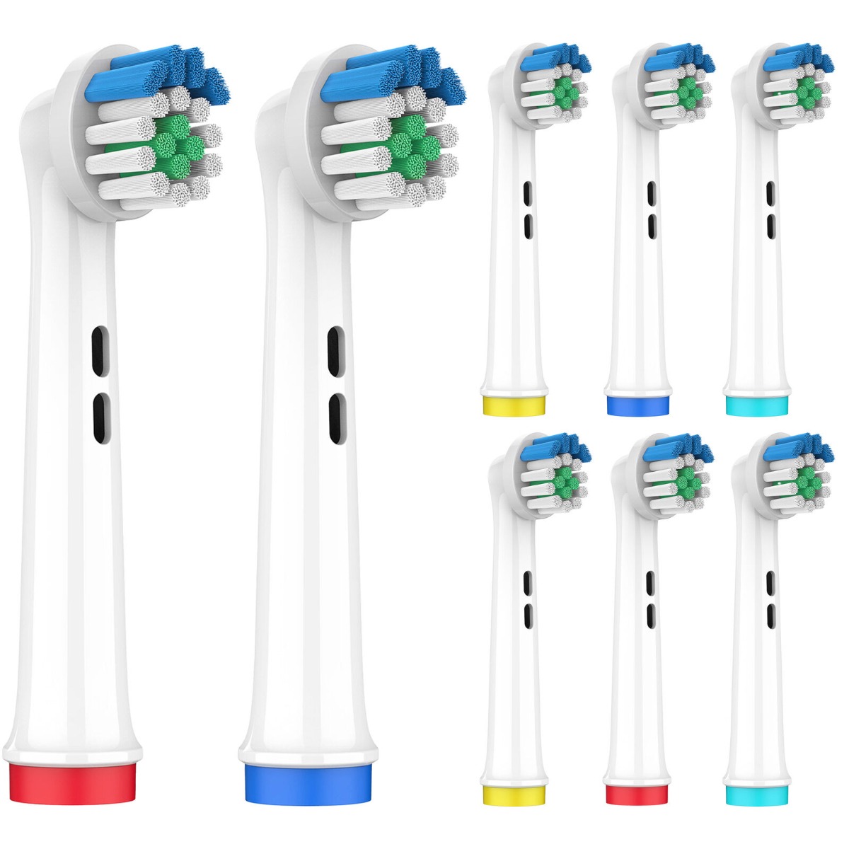 Ersatzbürsten kompatibel mit Oral-B Wide-Angle-Clean 8er Pack