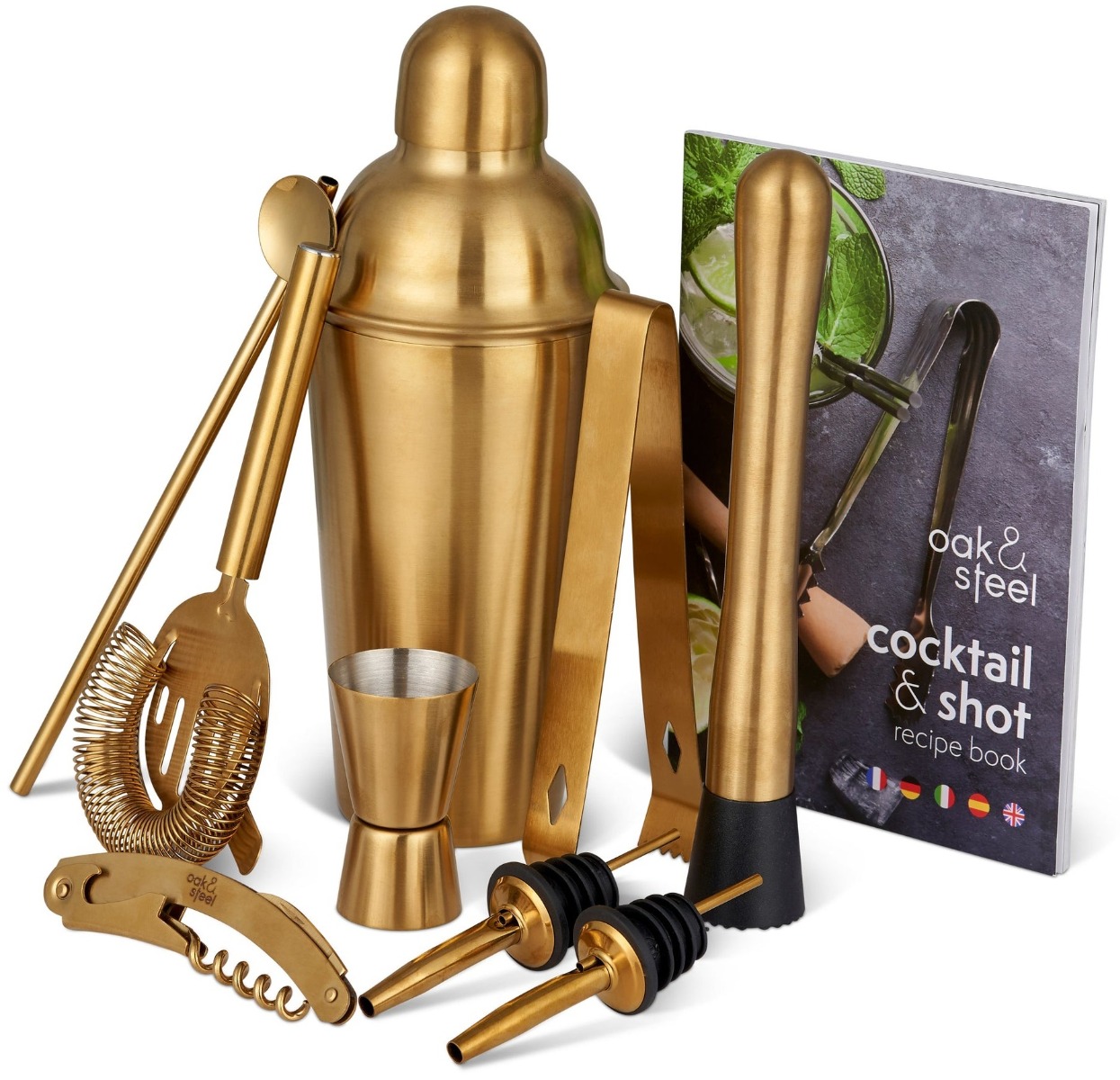 Cocktail 10er-Set Gold