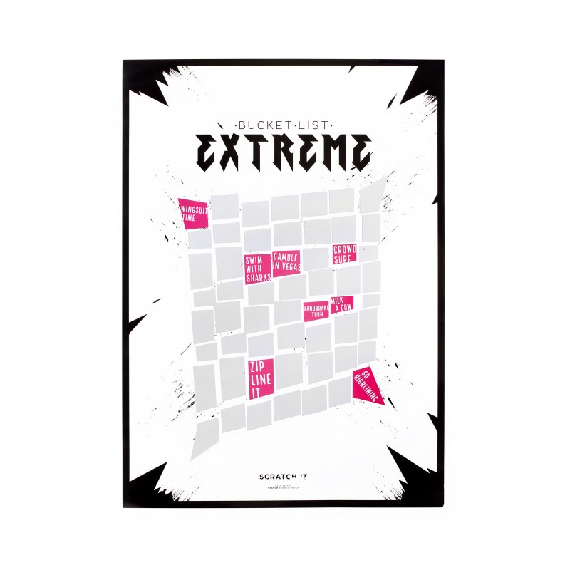 Scratch Poster Extreme ToDo Liste zum Freirubbeln