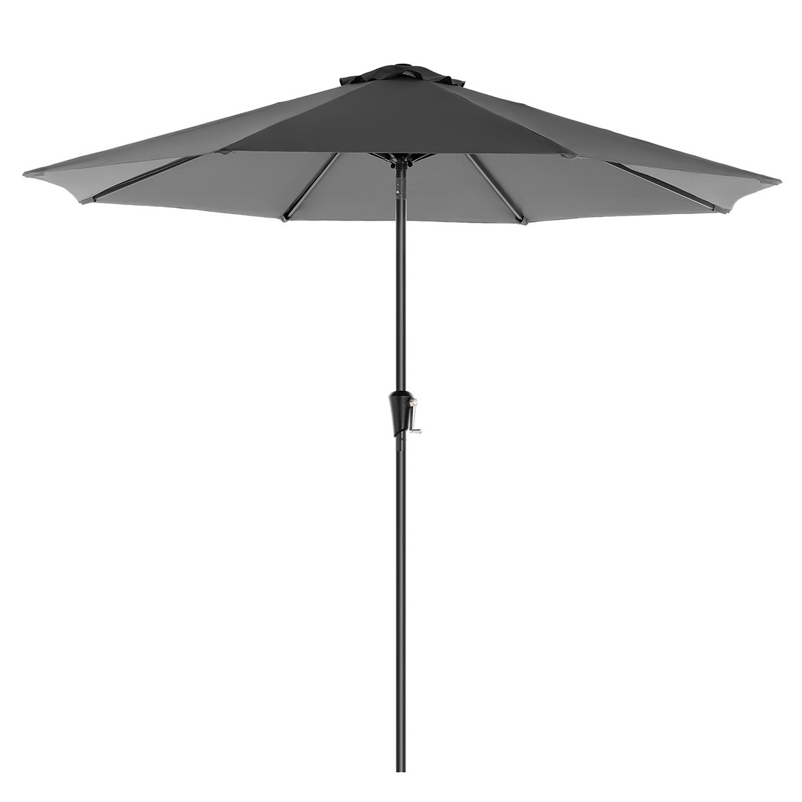 Gartenschirm knickbar UV-Schutz UPF50+ grau