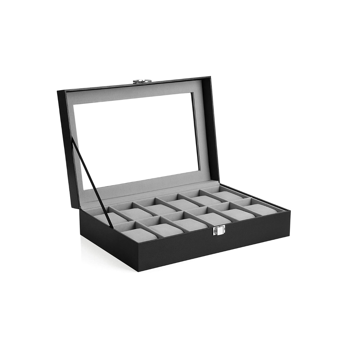 Uhren Aufbewahrung Uhrenkoffer 12 Fächer