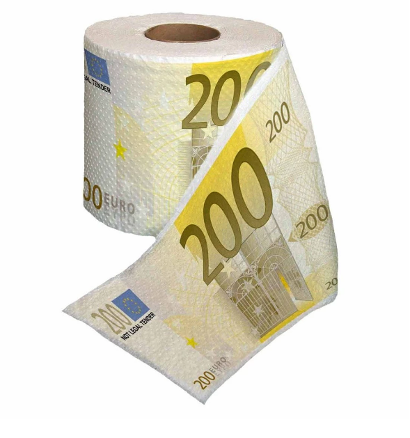 Toilettenpapier 200 Euro