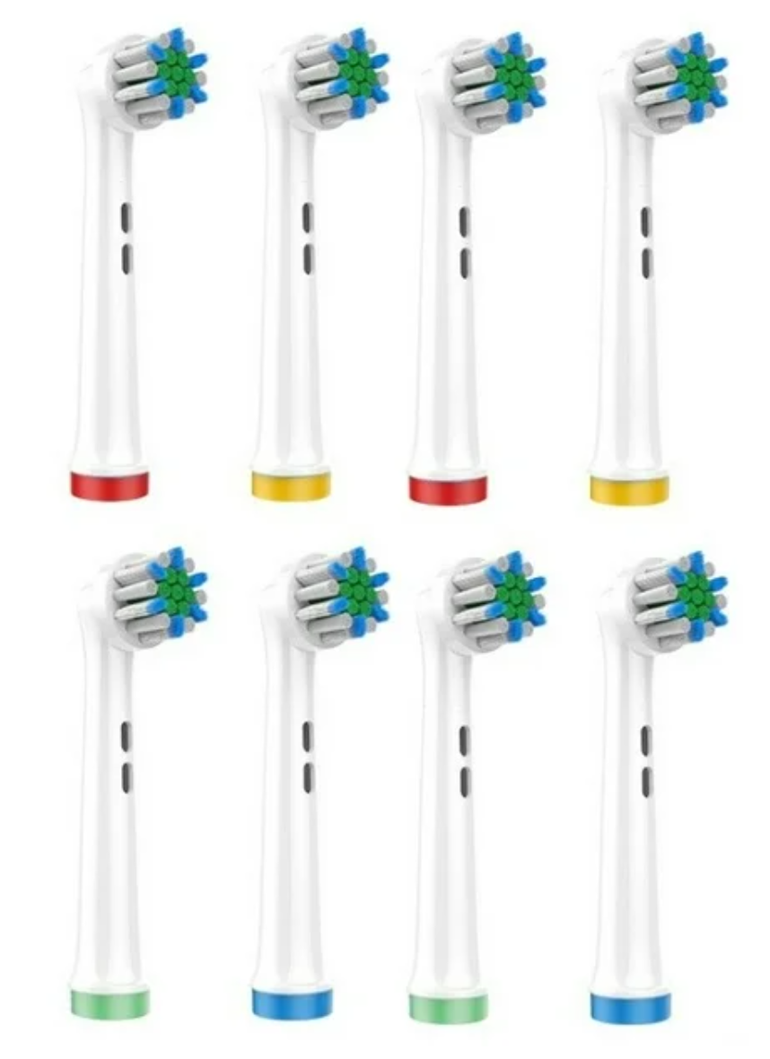Ersatzbürsten mit extra dünnen Borsten kompatibel mit Oral-B 8er Pack
