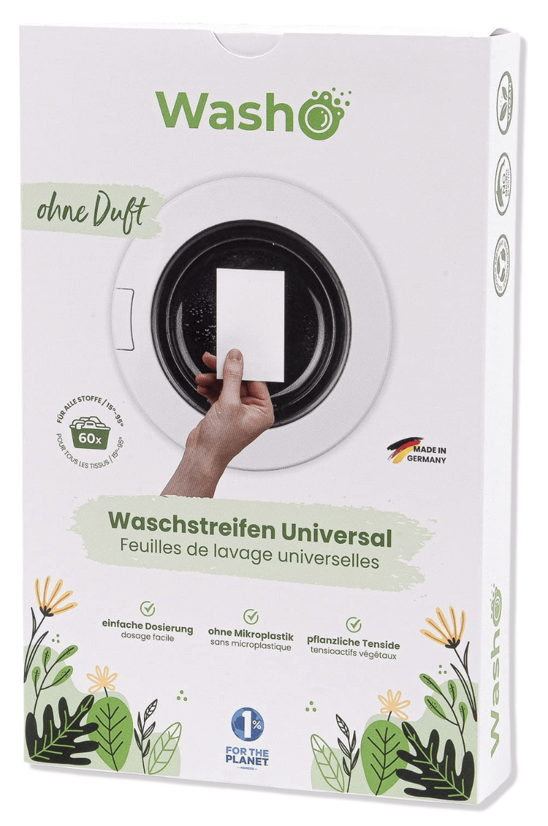 Waschstreifen 60 Stk. ohne Duft - Made in Germany