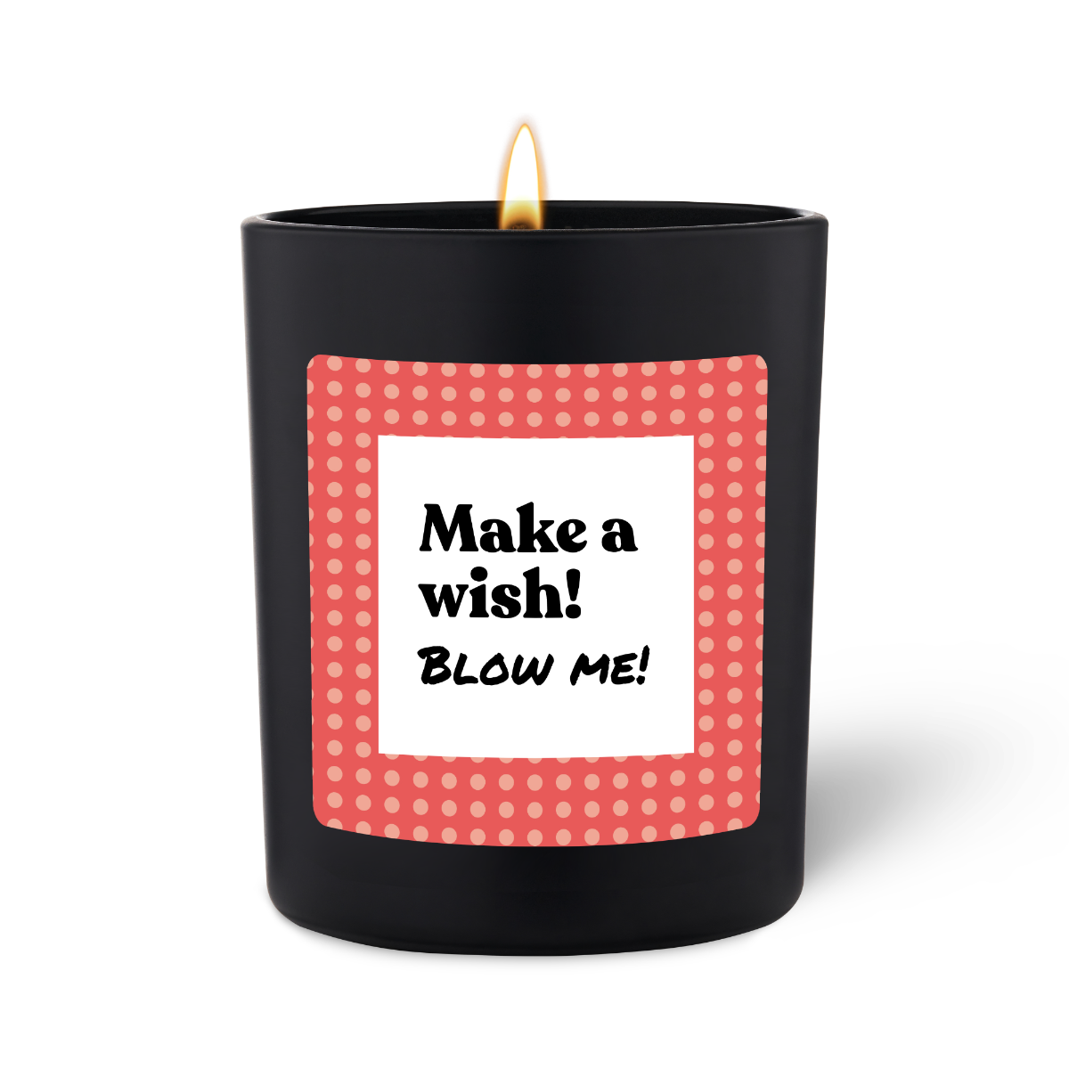 Duftkerze Schwarz Woody Make a wish