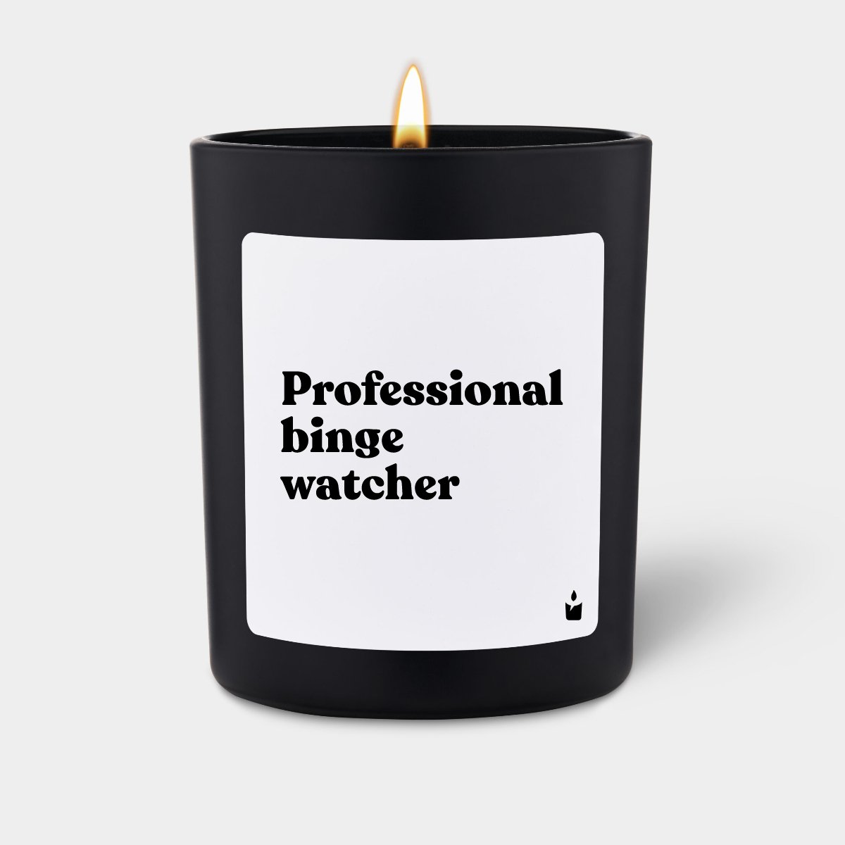 Duftkerze Schwarz Woody Professional binge watcher
