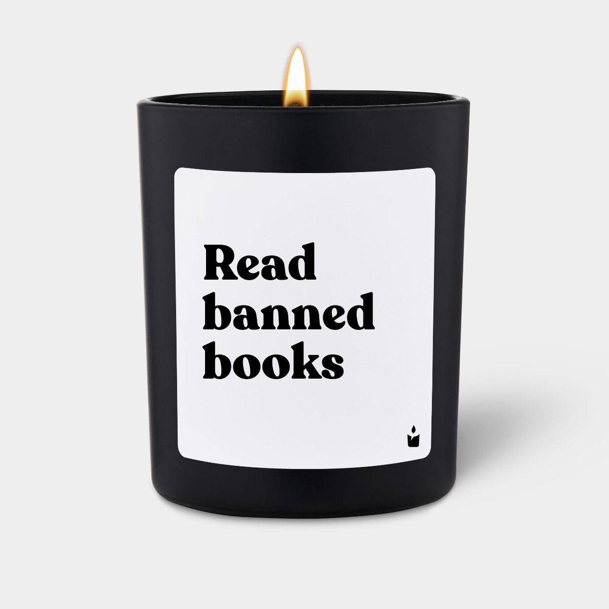 Duftkerze Schwarz Woody Read banned books
