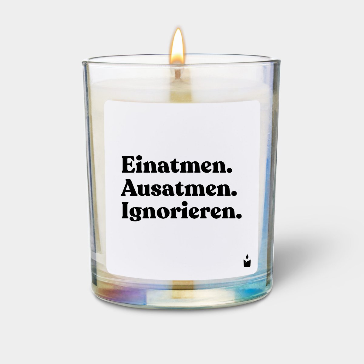 Duftkerze Rainbow Flowery Einatmen. Ausatmen. Ignorieren.
