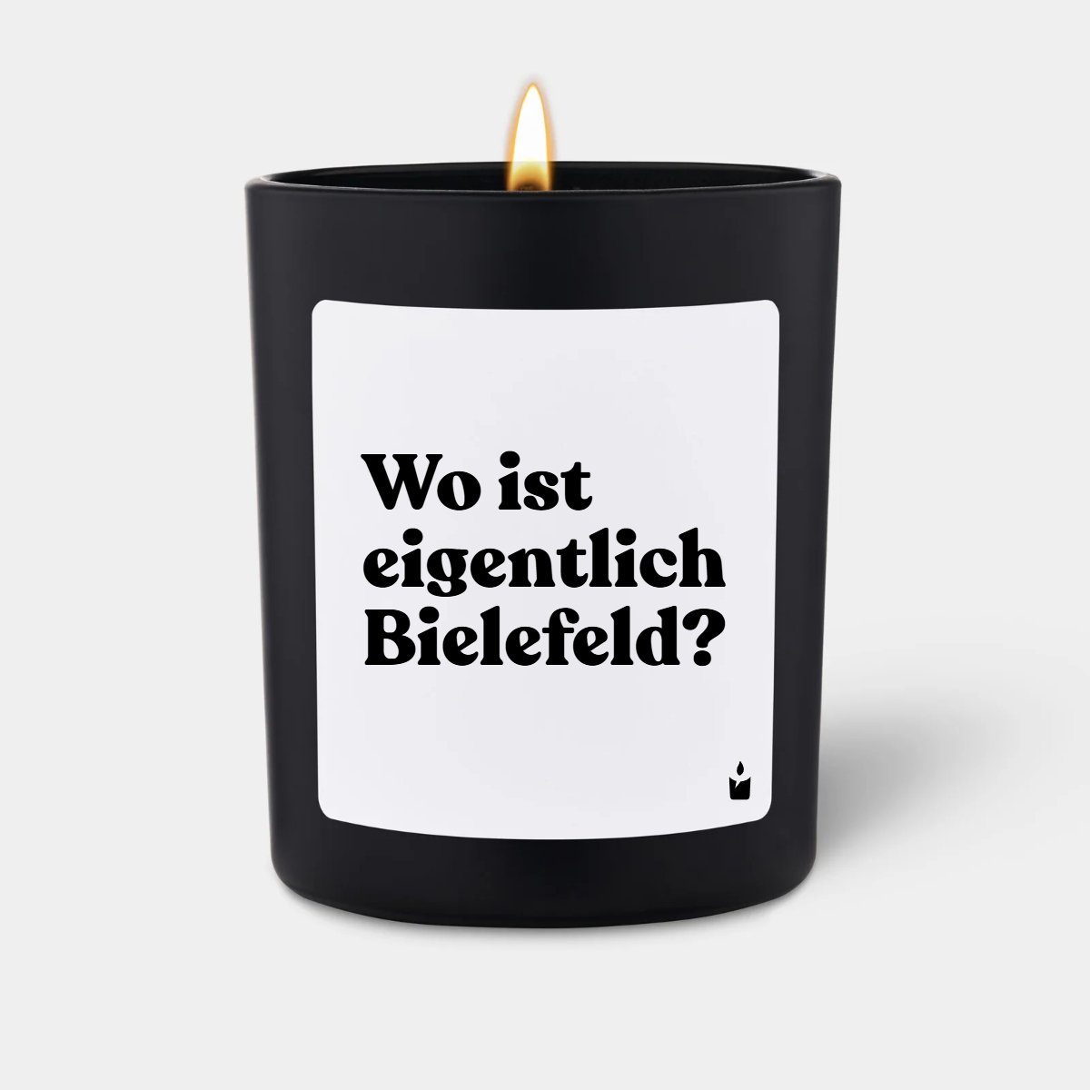 Duftkerze Schwarz Flowery Wo ist eigentlich Bielefeld?