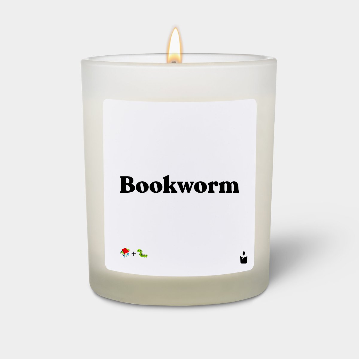 Duftkerze Weiss Flowery Bookworm