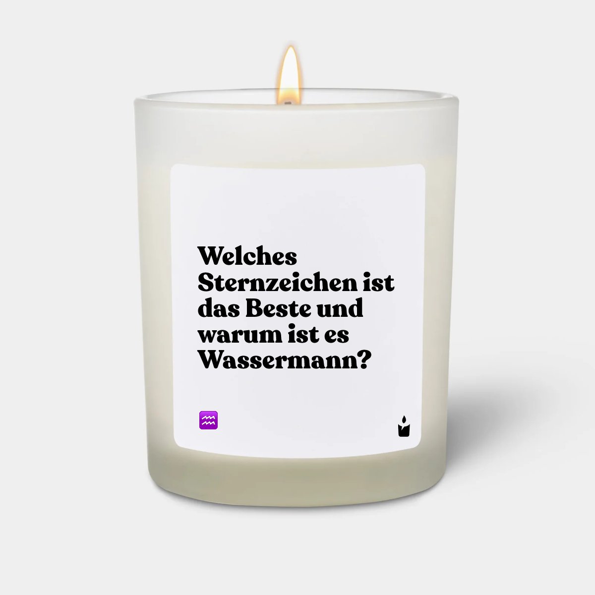 Duftkerze Weiss Flowery Welches Sternzeichen ist das Beste und warum ist es Wassermann?