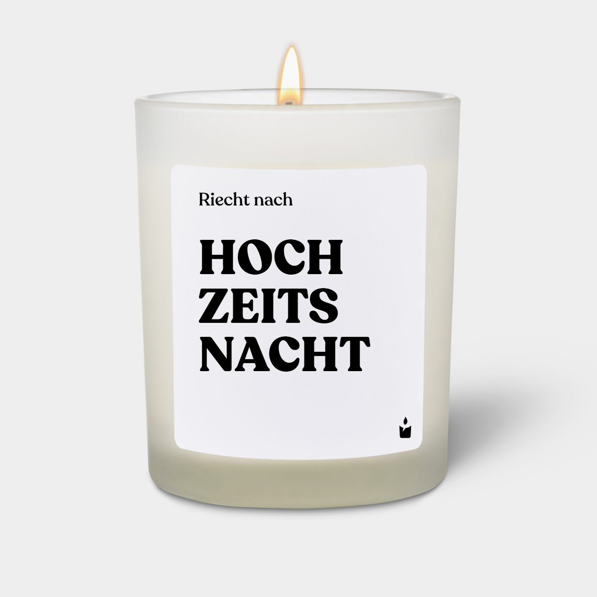 Duftkerze Weiss Woody Riecht nach Hochzeitsnacht
