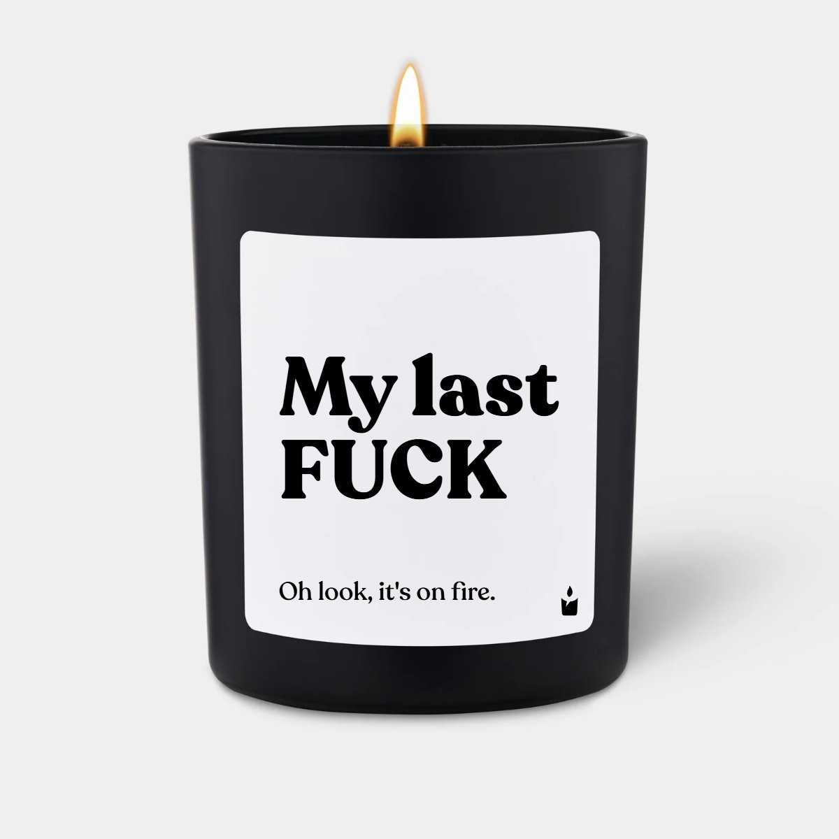 Duftkerze Woody My last FUCK - Oh look, it