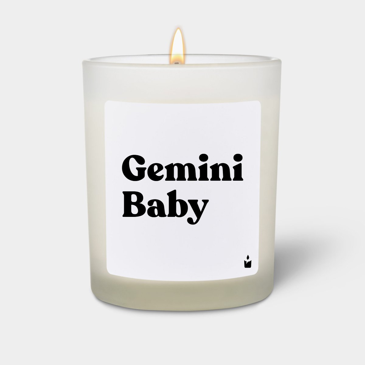 Duftkerze Weiss Woody Gemini Baby