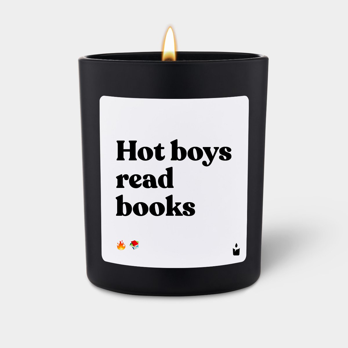 Duftkerze Schwarz Woody Hot boys read books