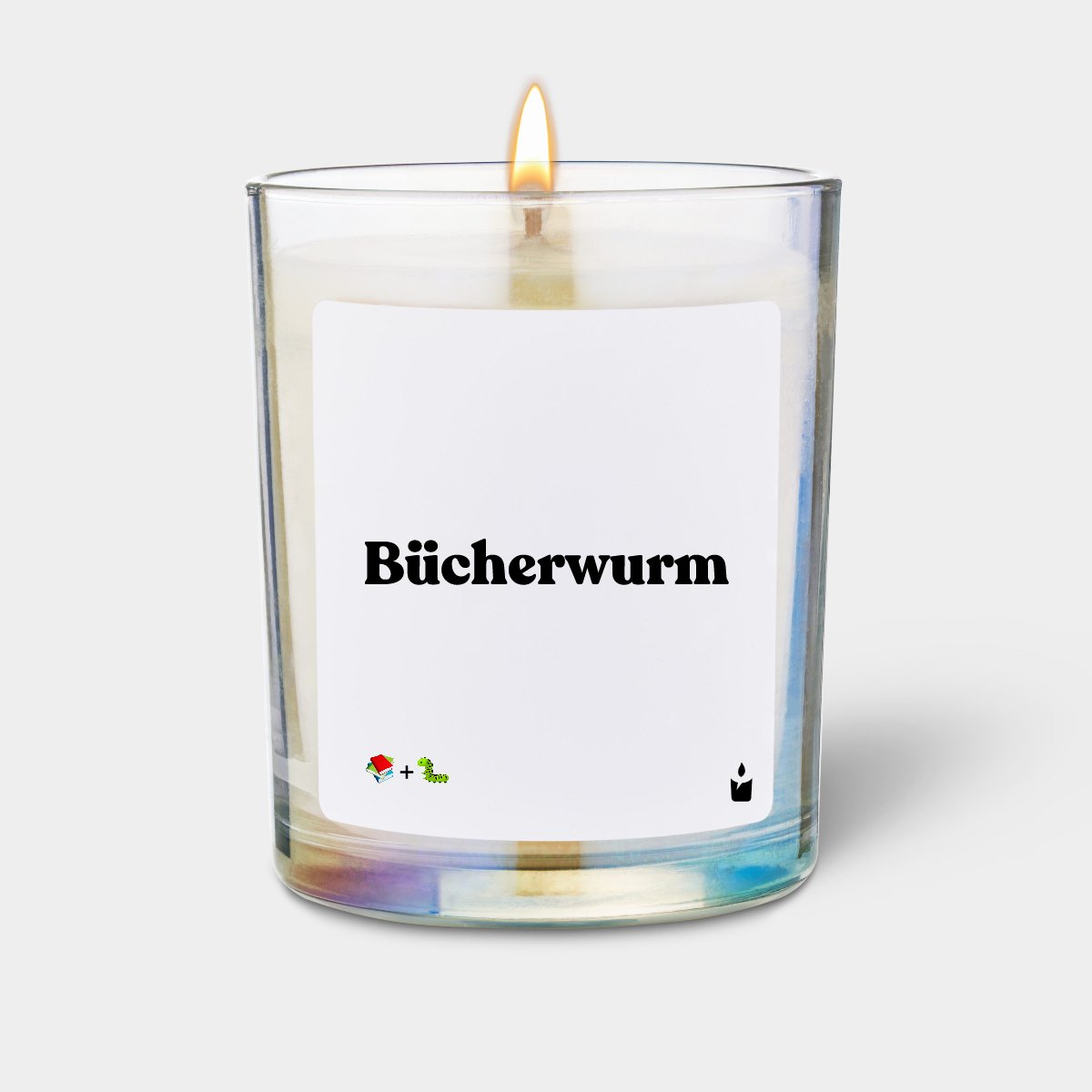 Duftkerze Rainbow Flowery Bücherwurm