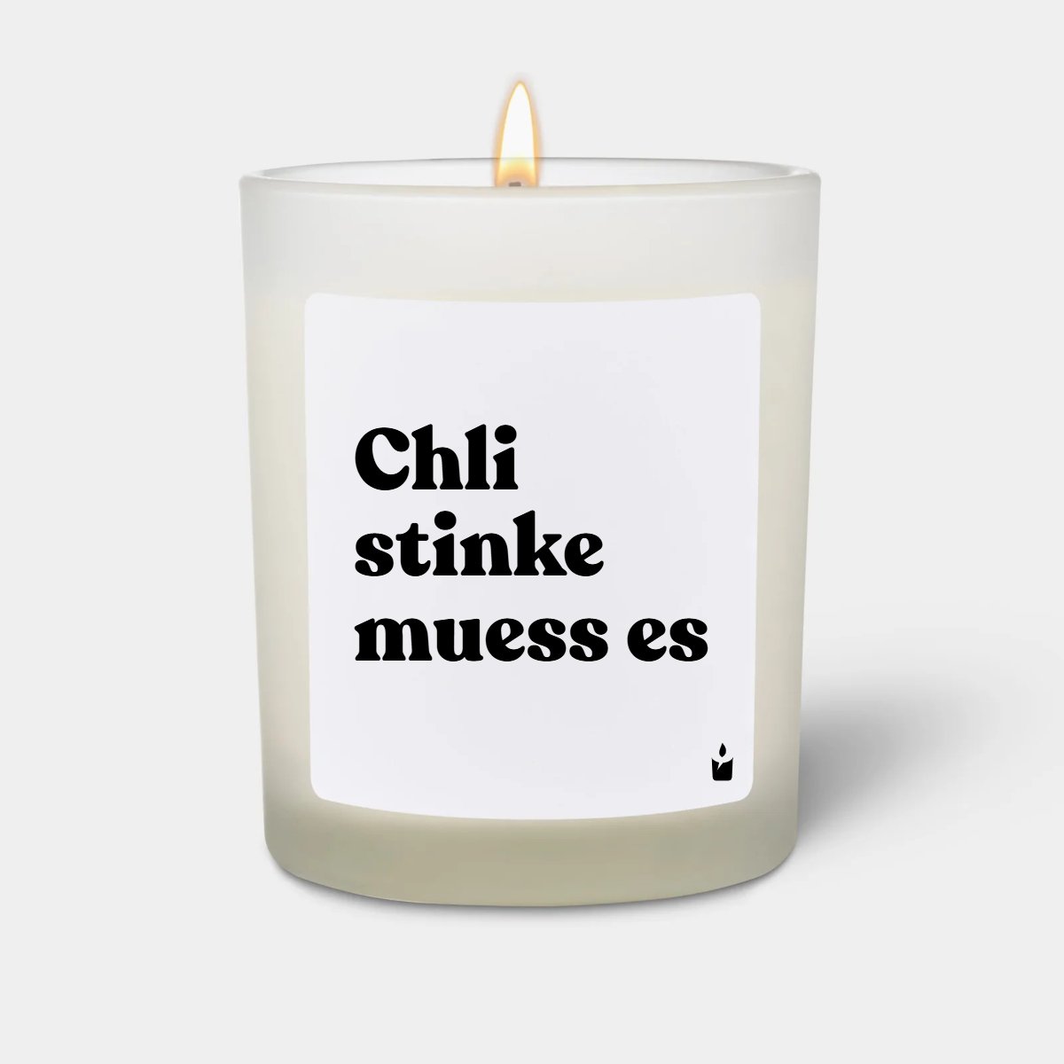 Duftkerze Weiss Flowery Chli stinke muess es