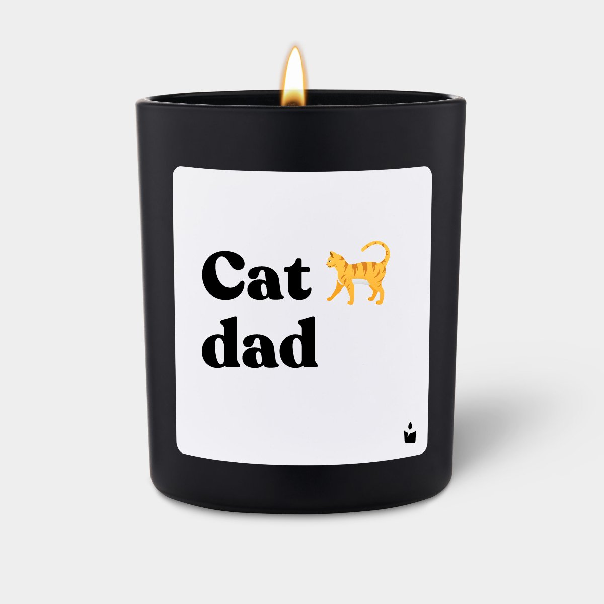 Duftkerze Schwarz Woody Cat dad