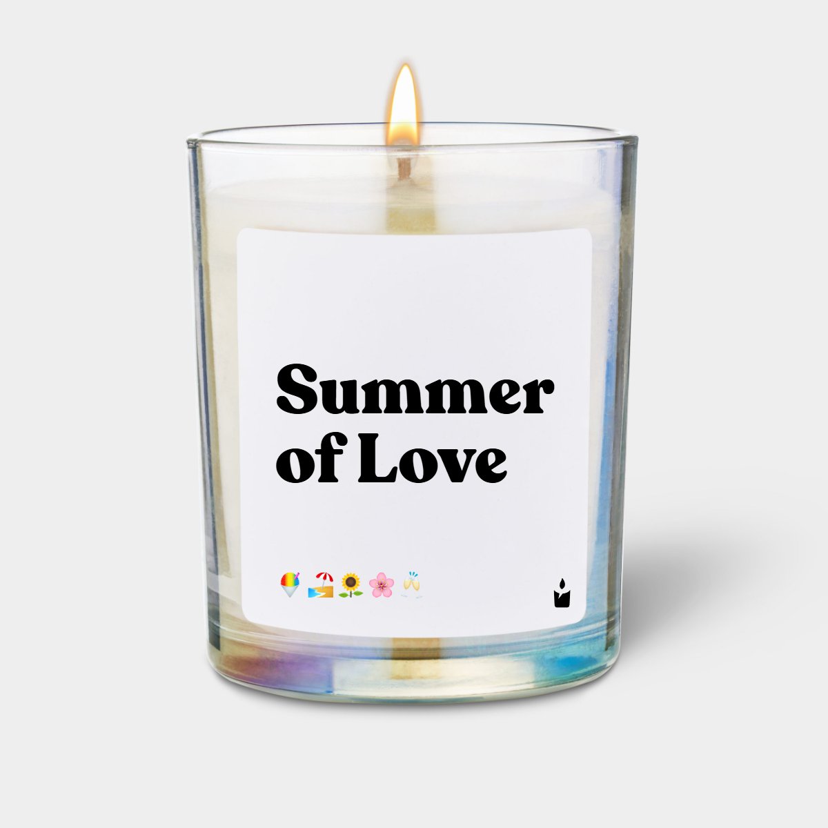 Duftkerze Rainbow Woody Summer of Love