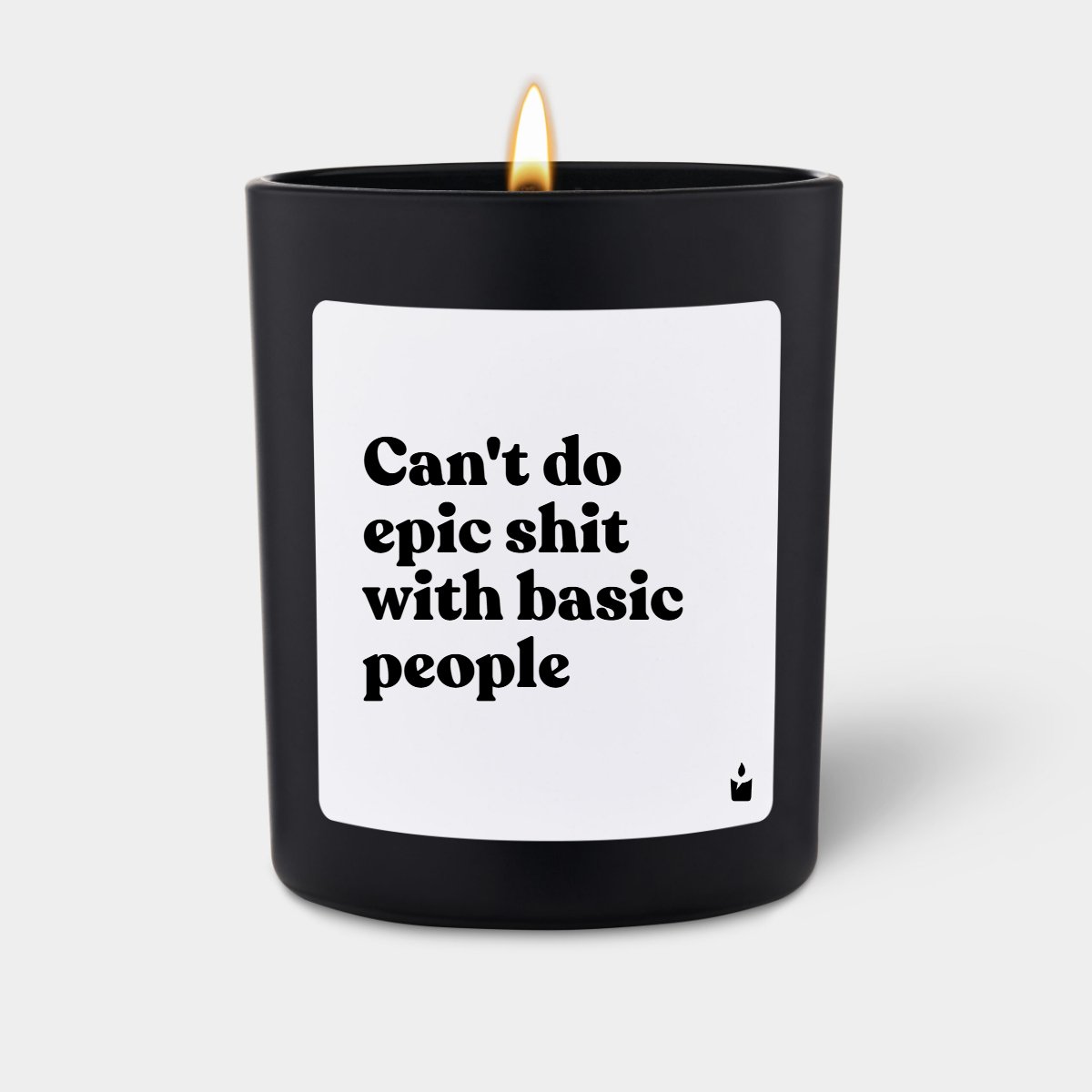 Duftkerze Schwarz Flowery Can