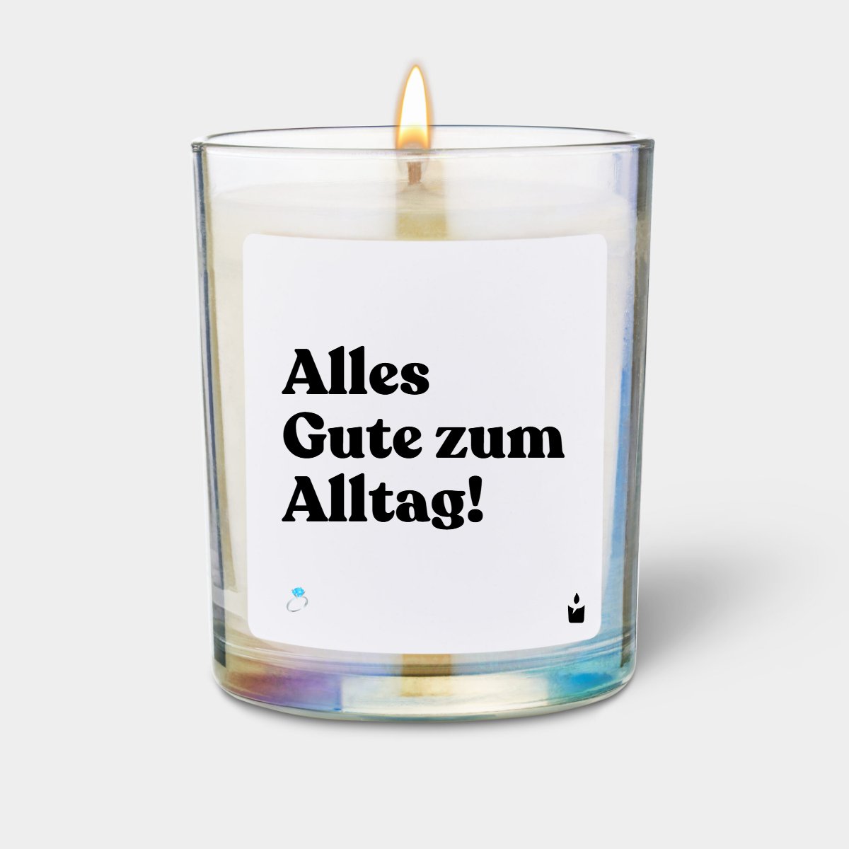 Duftkerze Rainbow Woody Alles Gute zum Alltag!