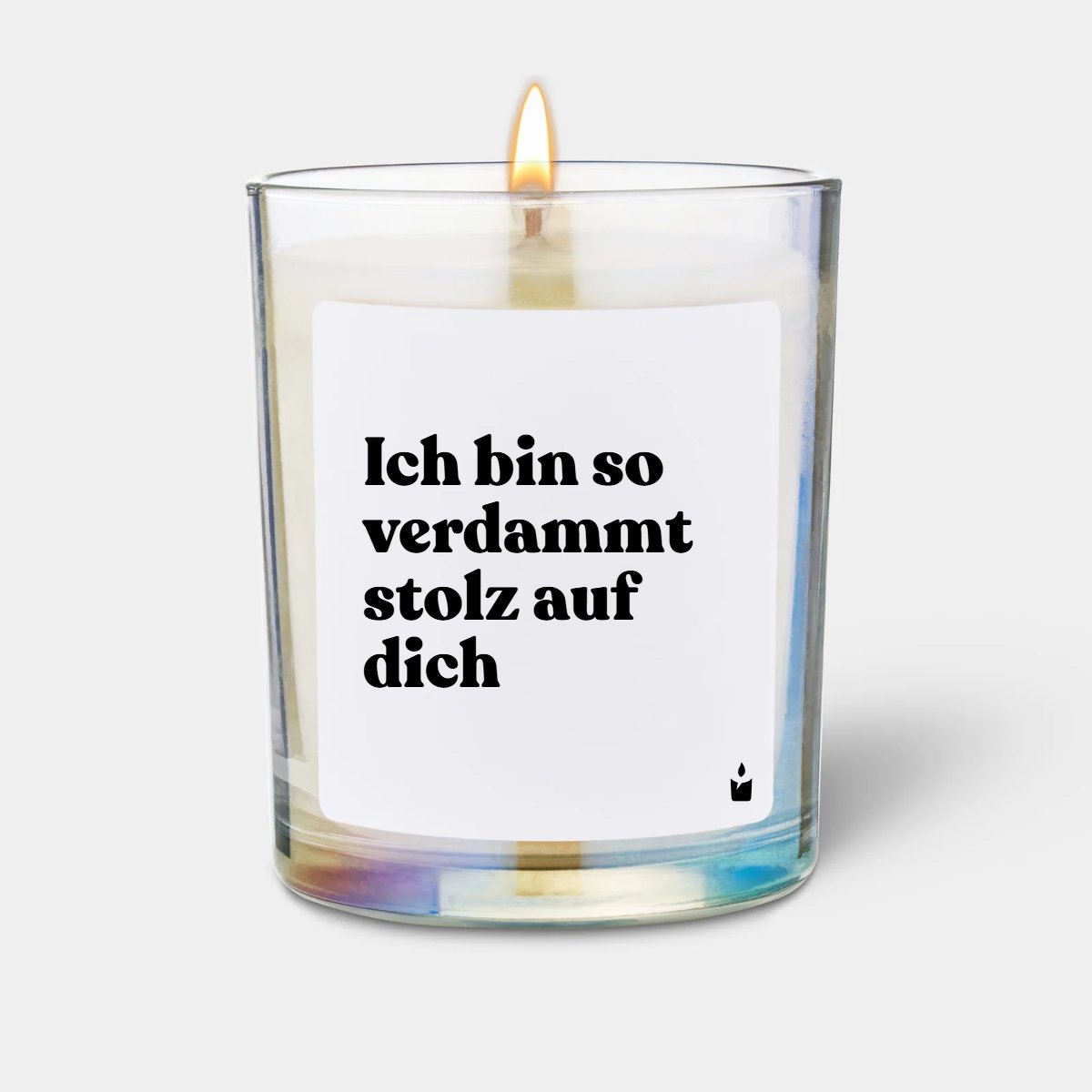 Duftkerze Woody Ich bin so verdammt stolz auf dich