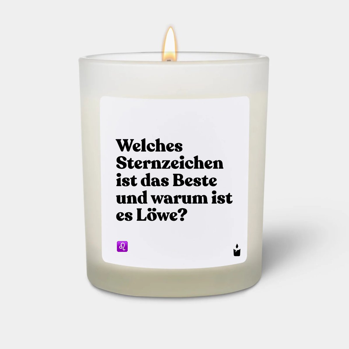 Duftkerze Weiss Flowery Welches Sternzeichen ist das Beste und warum ist es Löwe?