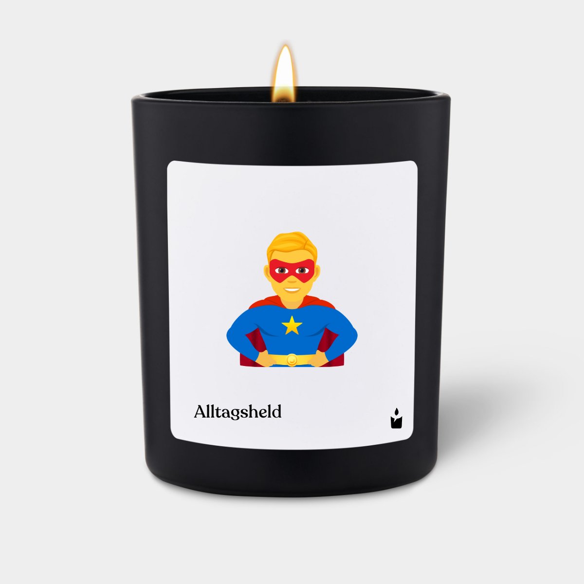Duftkerze Schwarz Flowery Alltagsheld