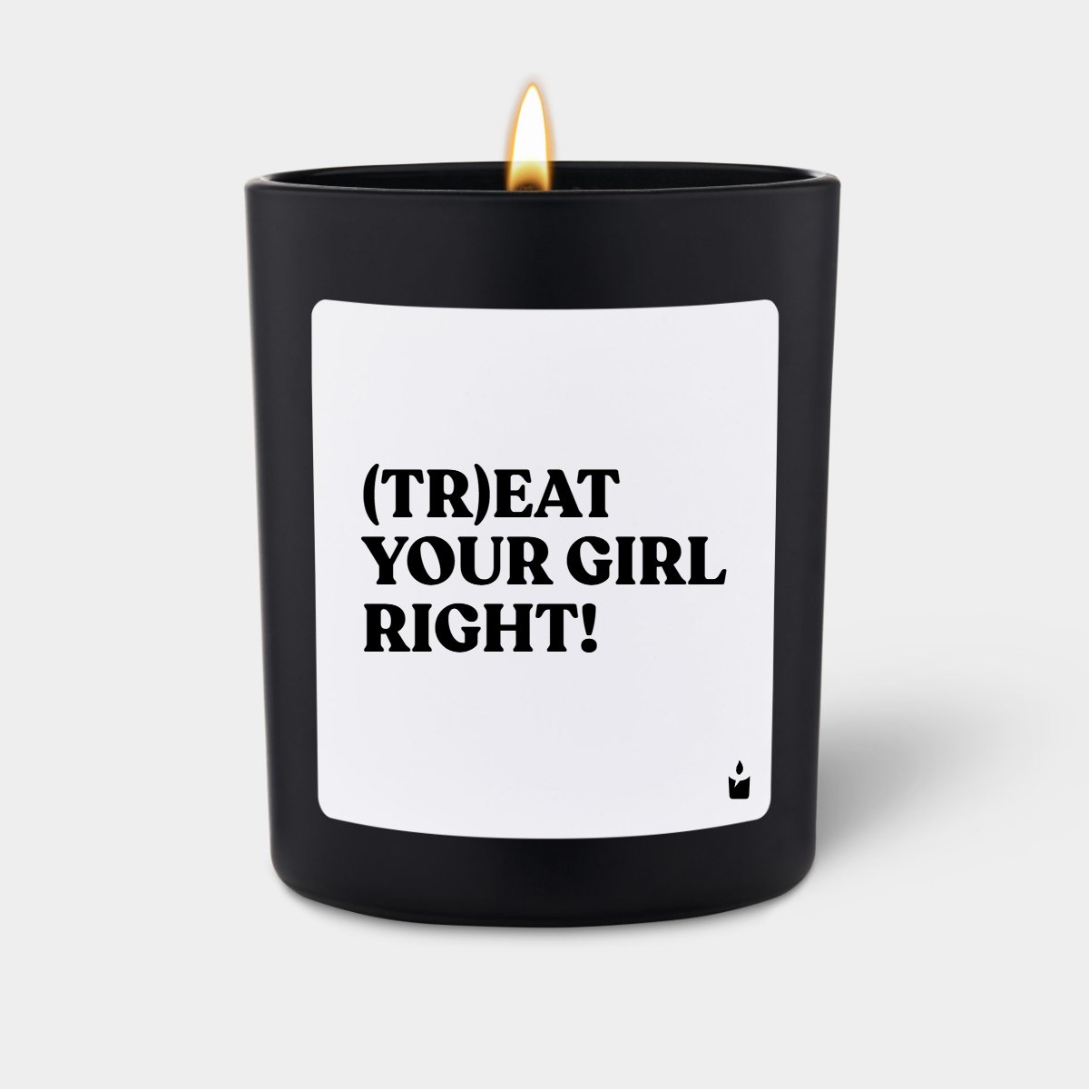 Duftkerze Schwarz Woody (Tr)Eat Your Girl Right!