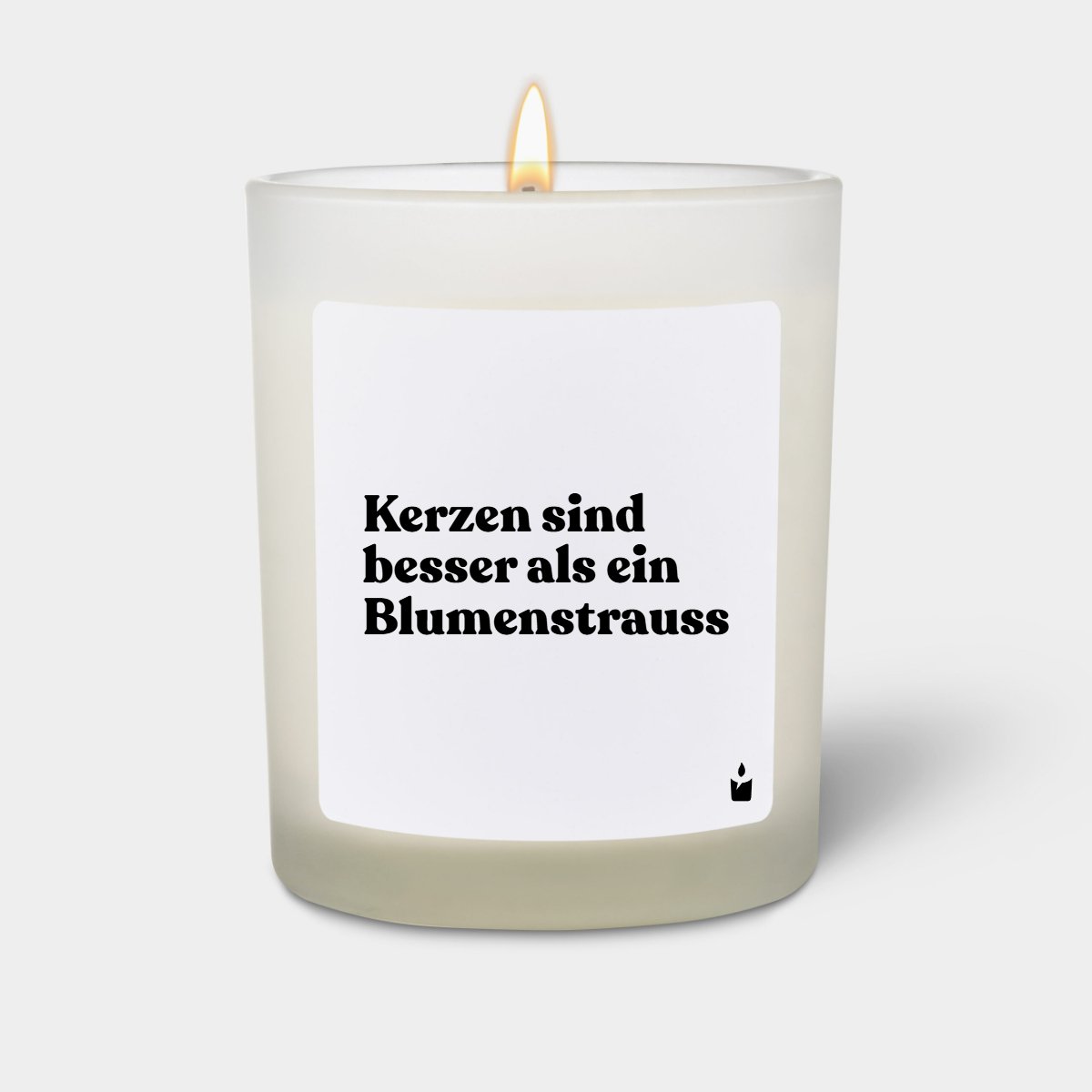 Duftkerze Weiss Woody Kerzen sind besser als ein Blumenstrauss