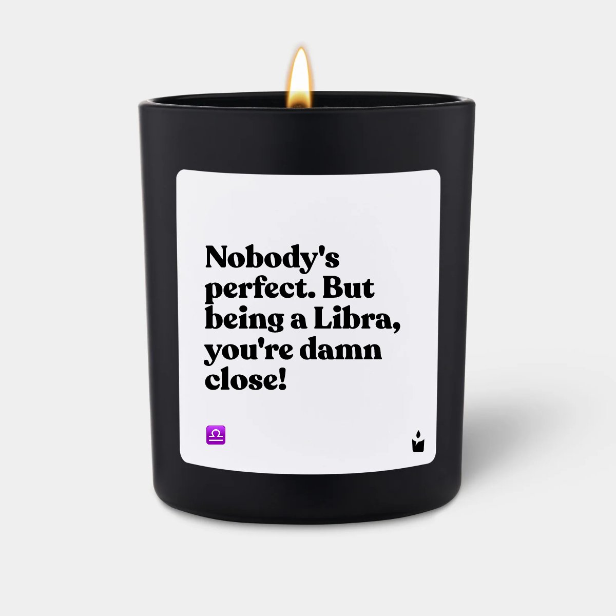 Duftkerze Schwarz Woody Nobody