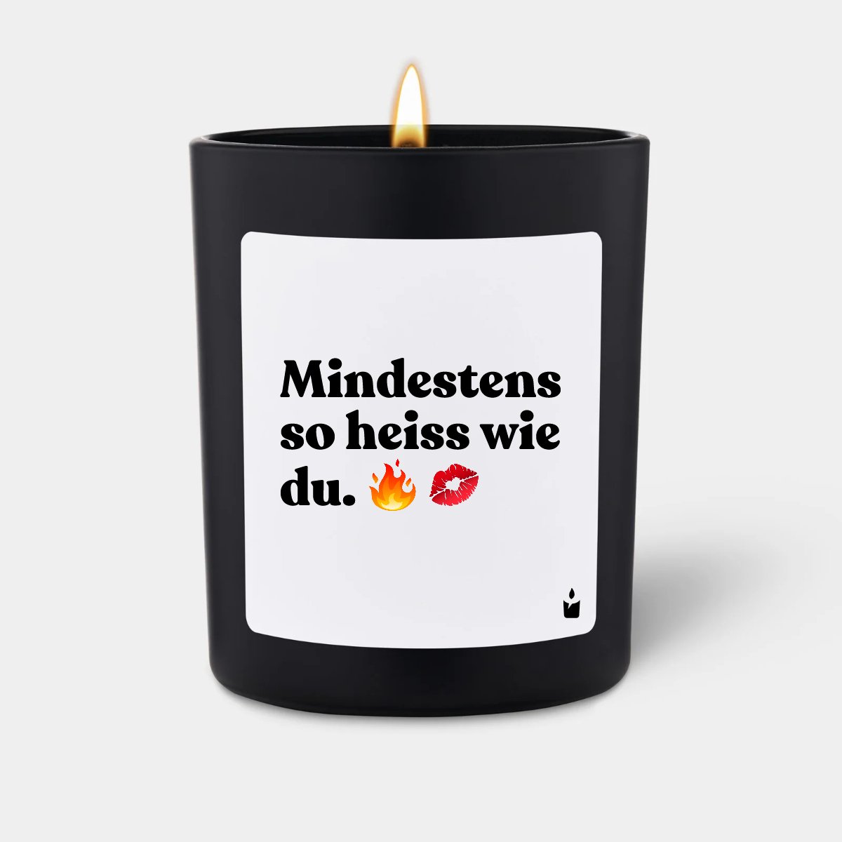 Duftkerze Schwarz Woody Mindestens so heiss wie du.